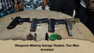 Weapons-Making Garage Raided, Two Men Arrested
