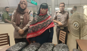 Woman Held with Four Kilograms of Cannabis at Metro Station