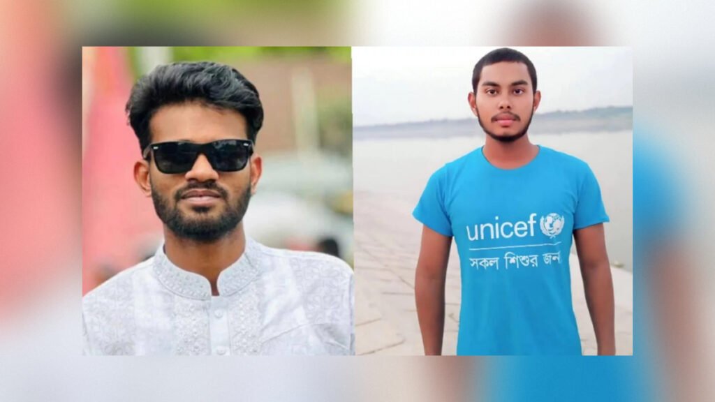 মানববন্ধনে অংশ নিয়ে মাদারগঞ্জে আটক ছাত্রলীগের ২ নেতা