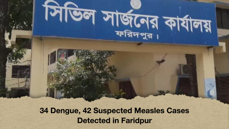 34 Dengue, 42 Suspected Measles Cases Detected in Faridpur
