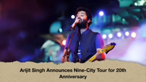 Arijit Singh Announces Nine-City Tour for 20th Anniversary