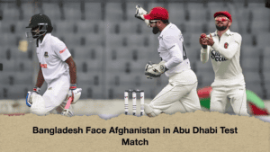 Bangladesh Face Afghanistan in Abu Dhabi Test Match