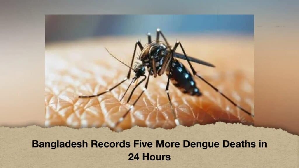 Bangladesh Records Five More Dengue Deaths in 24 Hours