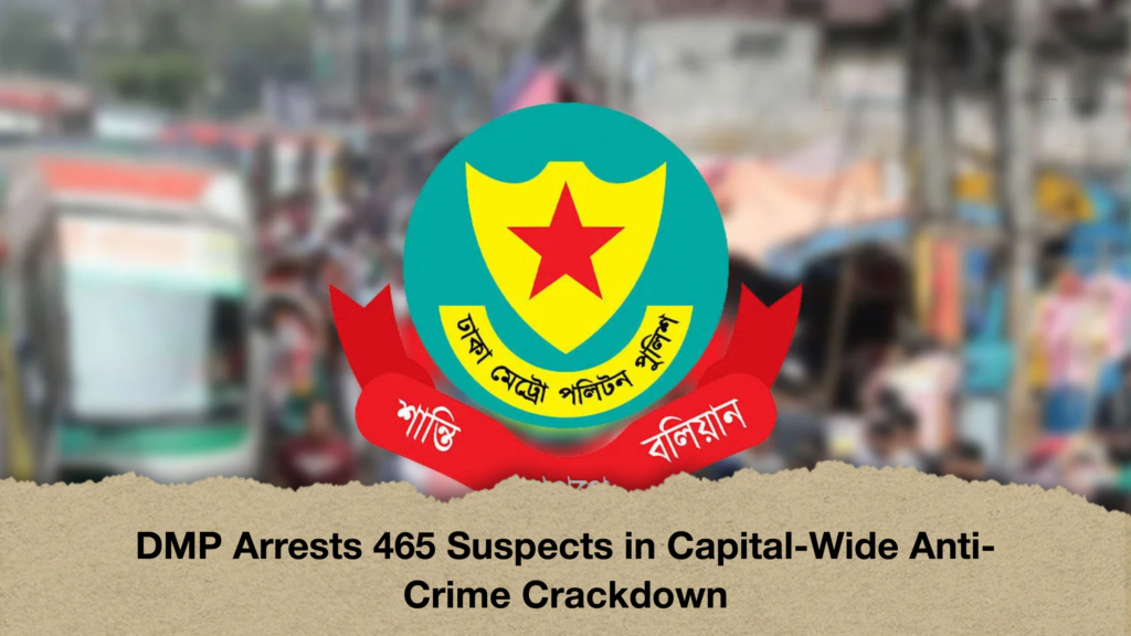 DMP Arrests 465 Suspects in Capital-Wide Anti-Crime Crackdown