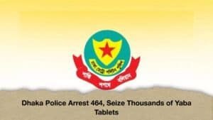 Dhaka Police Arrest 464, Seize Thousands of Yaba Tablets