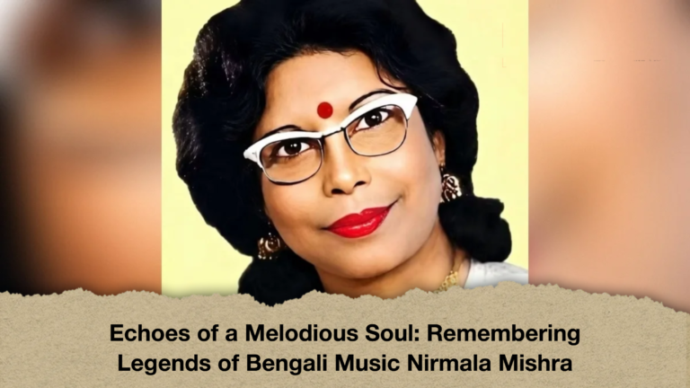 Echoes of a Melodious Soul Remembering Legends of Bengali Music Nirmala Mishra