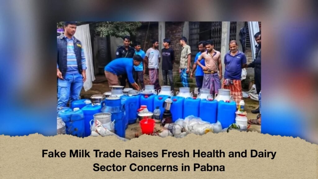 Fake Milk Trade Raises Fresh Health and Dairy Sector Concerns in Pabna
