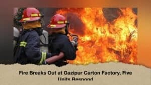 Fire Breaks Out at Gazipur Carton Factory, Five Units Respond