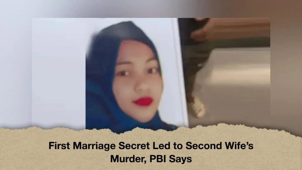 First Marriage Secret Led to Second Wife’s Murder, PBI Says