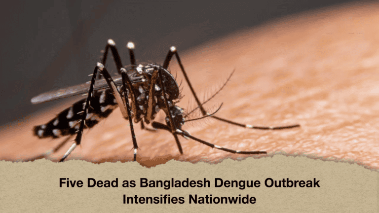 Five Dead as Bangladesh Dengue Outbreak Intensifies Nationwide (2)