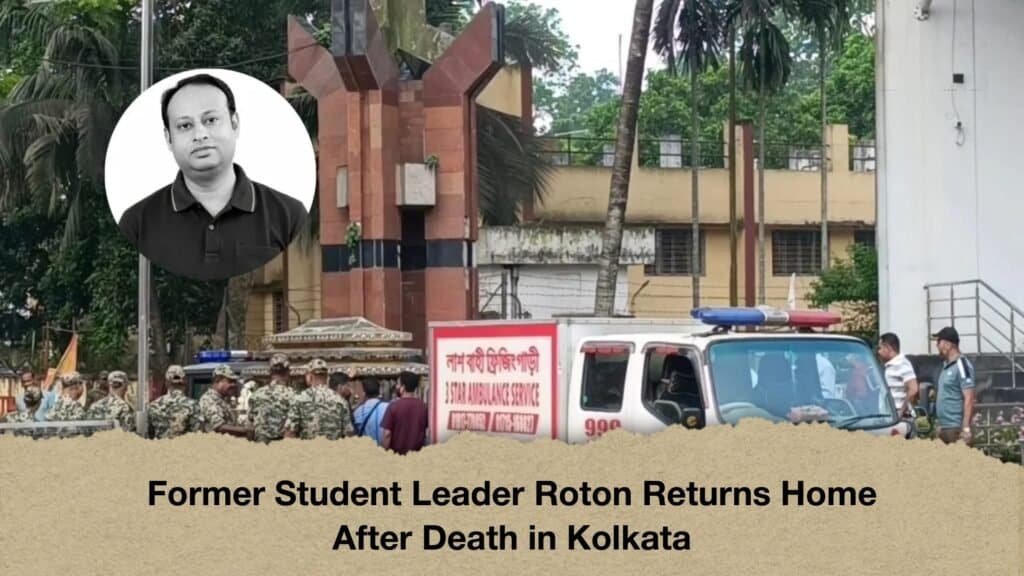 Former Student Leader Roton Returns Home After Death in Kolkata