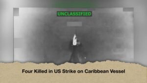 Four Killed in US Strike on Caribbean Vessel