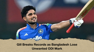 Gill Breaks Records as Bangladesh Lose Unwanted ODI Mark