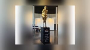 Golden Trump Statue Provokes Debate Inside European Parliament