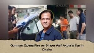 Gunman Opens Fire on Singer Asif Akbar’s Car in Dhaka
