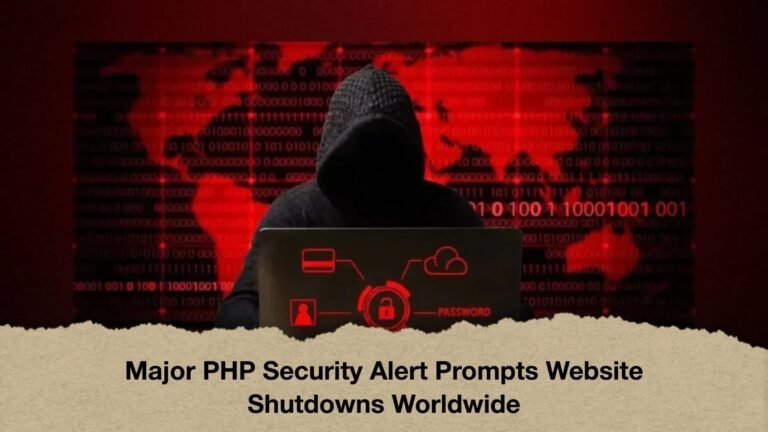 Major PHP Security Alert Prompts Website Shutdowns Worldwide