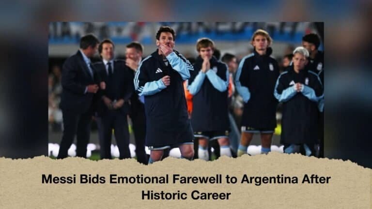 Messi Bids Emotional Farewell to Argentina After Historic Career