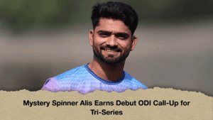 Mystery Spinner Alis Earns Debut ODI Call-Up for Tri-Series