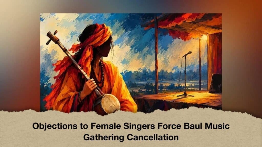 Objections to Female Singers Force Baul Music Gathering Cancellation 2 Objections to Female Singers Force Baul Music Gathering Cancellation