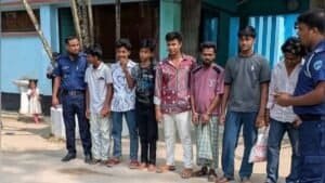 Police Arrest Eight Chhatra League Activists After Noakhali Rally