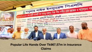 Popular Life Hands Over Tk967.57m in Insurance Claims