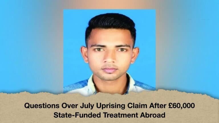 Questions Over July Uprising Claim After £60,000 State-Funded Treatment Abroad