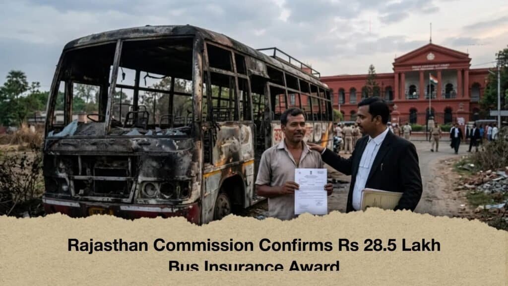Rajasthan Commission Confirms Rs 28.5 Lakh Bus Insurance Award