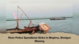 River Police Speedboat Sinks in Meghna, Shotgun Missing