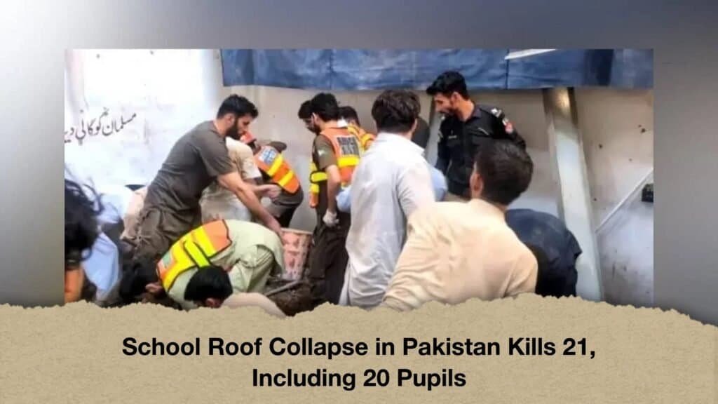 School Roof Collapse in Pakistan Kills 21, Including 20 Pupils