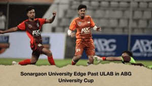 Sonargaon University Edge Past ULAB in ABG University Cup