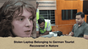 Stolen Laptop Belonging to German Tourist Recovered in Natore