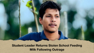 Student Leader Returns Stolen School Feeding Milk Following Outrage