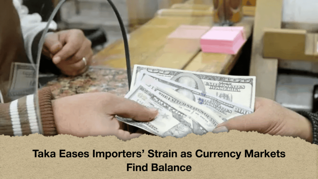 Taka Eases Importers’ Strain as Currency Markets Find Balance