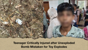 Teenager Critically Injured after Unexploded Bomb Mistaken for Toy Explodes