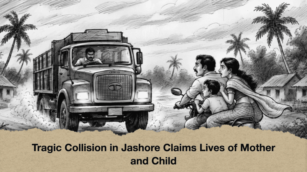 Tragic Collision in Jashore Claims Lives of Mother and Child 2 Tragic Collision in Jashore Claims Lives of Mother and Child