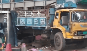 Truck Shattered in CNG Cylinder Explosion in Savar, Seven Injured