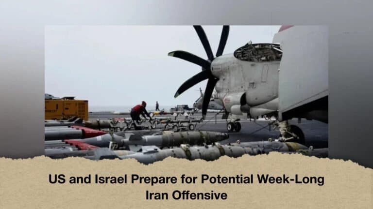 US and Israel Prepare for Potential Week-Long Iran Offensive