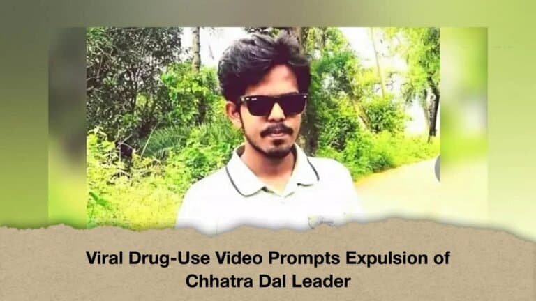 Viral Drug-Use Video Prompts Expulsion of Chhatra Dal Leader