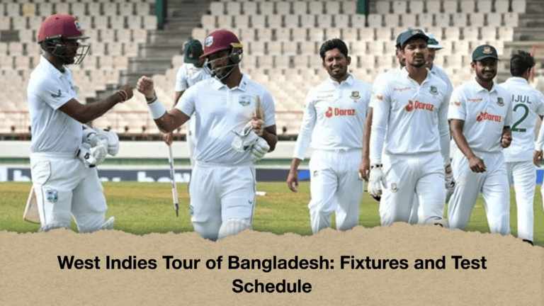 West Indies Tour of Bangladesh Fixtures and Test Schedule (2)
